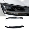VW Jetta MK6, Sagitar (2010-2018) Black 2 x Headlight Eyelid Covers