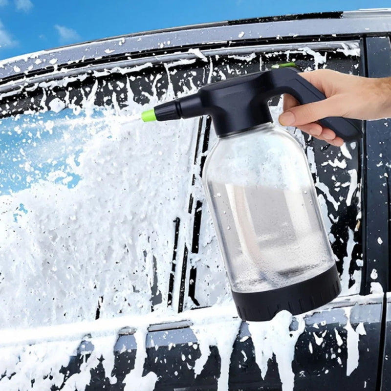 Garden Electric Car Wash Spray Bottle 2L Adjustable Foam Nozzle