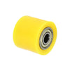 Motorcycle ATV Quad 8mm Chain Roller Pulley Tensioner Wheel Guide Yellow