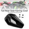 Kawasaki ZX6R 2019-2025 Black Racing Tail Fairing