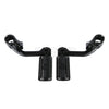 Harley 1 1/4" 32mm Black Angled Highway Foot Peg Mount
