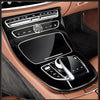 Benz E-Class W213 2016-2018 Piano Black Console Gear Shift Cover Trim Fit