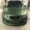 Acura TL (2004-2006) Black Carbon Fiber 2 x Front Bumper Grille Mesh