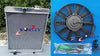 Triumph TR4A 56mm Aluminum Radiator + Fan (1965-1967)