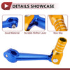 Bosuer M5 Blue Gold Tone Silver Tone Folding Gear Shift Lever