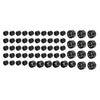 Harley Touring Road King Electra Glide 61x Engine Bolt Topper Caps (1999-2006)