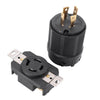 Generator Cord Assembly 20A 125/250V NEMA L14-20P L14-20R Plug Connector