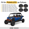 Polaris RZR Pro XP Sport Premium Ultimate 4 x Wheel Rim Hub Caps (2021–2025)