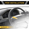 Toyota Tundra 1 x Dashboard Meter Panel Frame Cover Trim (2022–2024)