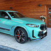 BMW X6 G06 3 x Gloss Black Front Bumper Spoiler Lip Kit (2023-2024)