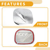 Hyundai Tucson 2021-2025 Gas Tank Flap Chrome Silver Fuel Tank Door Cap