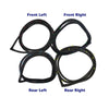 Door Rubber Weatherstrip Front Rear Fits Datsun Sunny B210 120Y 4D Sedan Set 4
