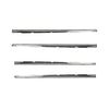 Weatherstrip Door Belt Chrome Set 4 Fits Honda Civic EG 4D Sedan 1992-95 D06