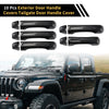 Jeep Gladiator Set Door Tailgate Handle Cover (2020-2023)