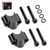 Can-Am / Honda / Yamaha 7/8" Black Handlebar Risers 30mm