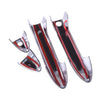 Honda Pilot 2016-2021 - 8pcs, 3 Holes Chrome Door Handle Trim Covers