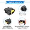 Hyundai Kia 2 x Pin Ignition Coil Connector Plug