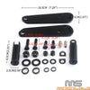 Harley Dyna Glide Front Highway Foot Peg Mount Bracket (2006-2017)