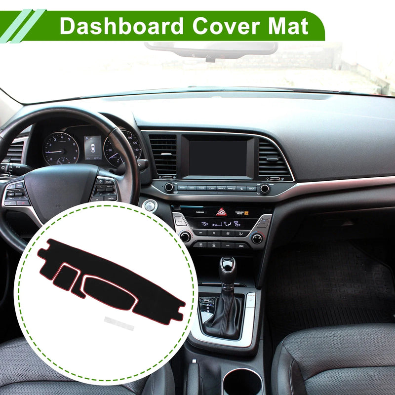Toyota Roomy Tank 2016-2020 Black Red 1 Pcs Dashboard Cover Anti-Slip