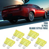 Car Boat Truck SUV Motorcycle Yellow Blade Style Fuses / 5pcs / 20A