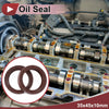 Make Model Oil Seal 2 x 35x45x10mm Rotary Shaft Seal FKM Rubber Brown