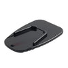 Aluminum Alloy Motorcycle Side Stand Kickstand Pad Plate - Black