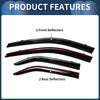 Toyota Camry Window Deflectors 1 Set (2012)