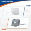 BMW 1 Series Ice Silver Metallic Front Bumper Tow Hook Cover