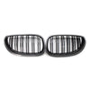 BMW E60 E61 5 Series M5 Double Slat Carbon Black Grille (2004-2010)