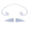 BMW R Nine T Pure (2014-2021) 1 Set Silver Stickers Rear Pillion Seat Cowl