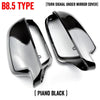 Audi A4 / S4 Gloss Black / Side Mirror Cap Covers (2010–2016)