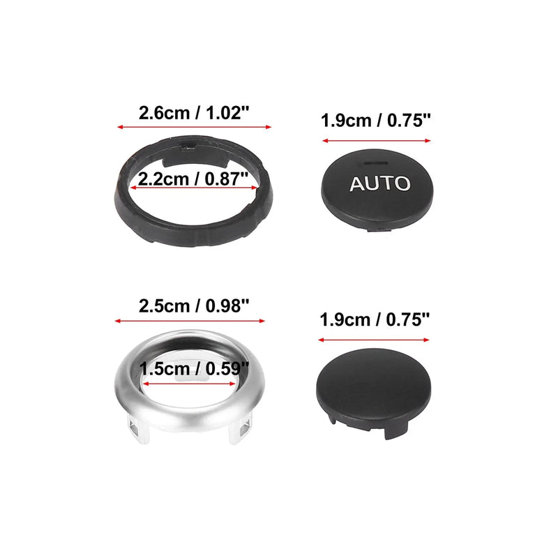 BMW 5 / 6 / 7 Series X5 / X6 Repair Kit AC Knob Climate Control Switch Button