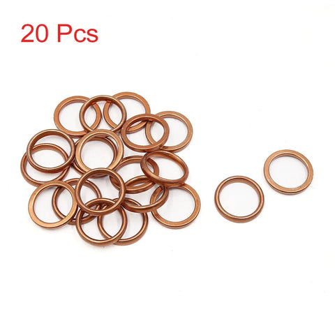 Motorcycle 20 Pcs 39mm Exhaust Pipe Muffler Gasket