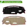 Mazda CX-3 (2016-2022) Sun Protector Pad Black Red Dash Cover Mat