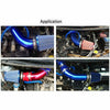 AC Red Aluminum Induction Pipe for Car Cold Air Intake Filter System