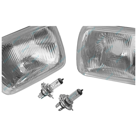 Toyota Hilux / Hiace 1983-2005 LH=RH LH+RH Universal Headlights Pair w/Globes
