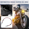 Motorcycle Red 60cm Brake Clutch Oil Hose Line Throttle Pipe