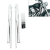 Harley Softail Twin Cam Chrome Down Tube Frame Covers (2000-2006)