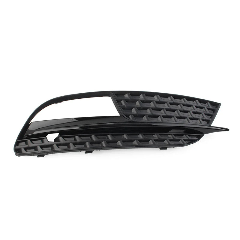 Audi A5 Black ABS Front Bumper Fog Light Grille Cover (2012-2016)