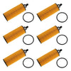 Jeep Chrysler Dodge Ram 3.2L 3.6L Set of 6 Engine Oil Filters (2011-2023)
