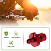 Motorcycle 4 x M8 Aluminum Cable Adjuster Screw Red