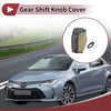 Toyota Corolla (2014-2018) Beige Leather Car Gear Shift Knob Cover 1 Pc