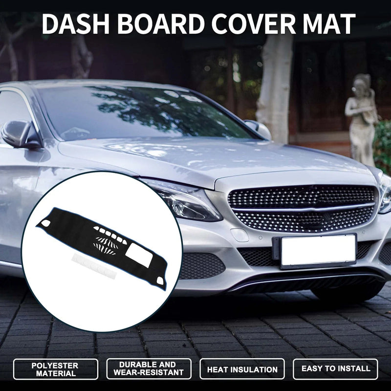 Mercedes-Benz GLB X247 Class (2020-2022) Black Blue Dashboard Cover Mat