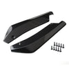 Car - Black Universal Anti-Scratch Rear Bumper Lip Wrap Diffuser