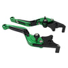 BMW F900R F900XR F750GS F850GS Green Extendable Brake Clutch Levers (2019-2023)