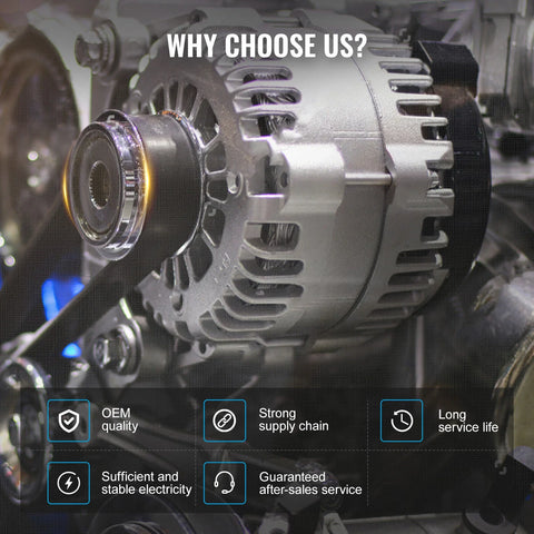 Ford Transit 2.5L Turbo Diesel Alternator 110A (1996-2001)