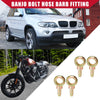 Car Motorcycle 4 x Banjo Bolt Hose Barb Fitting 18mm ID 10mm OD