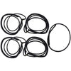 Windshield Rubber Front Door Rubber Seal Set 5 Fits Honda Civic FD 4D 2006-11