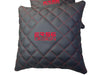 Mercedes Benz G Class Black Leather Pillows Set of 2 (Fits All Years)
