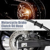 Set 95cm 37.40 Motorcycle Brake Clutch Oil Hose Clutch Throttle Pipe Black